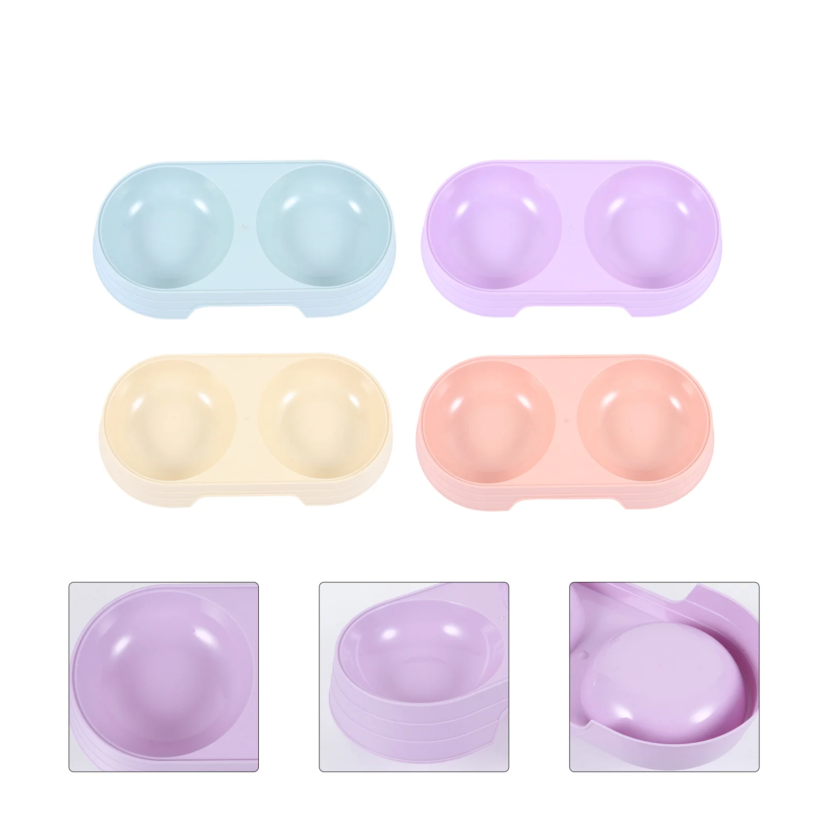 

Bowl Dog Pet Cat Water Feeder Feeding Bowls Double Puppy Dispenser Cats Slow Station Drinking Pets Anti Eating Watering Supplies