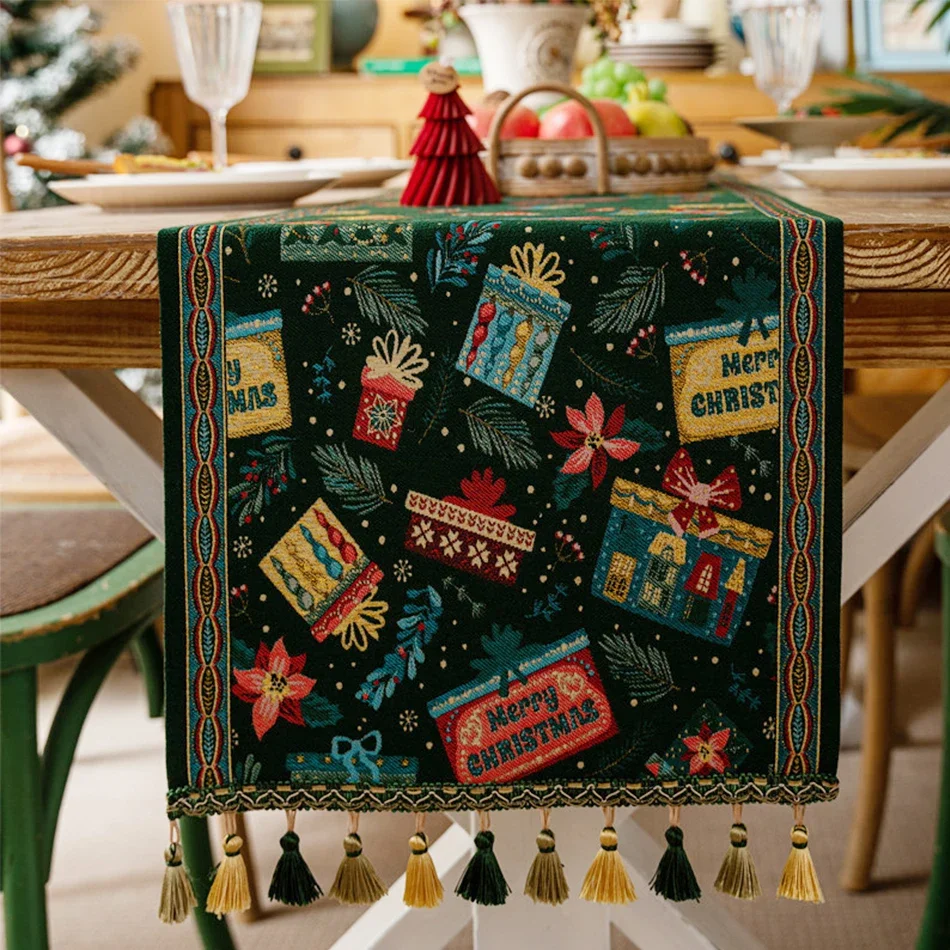 

Рождественская дорожка из синели