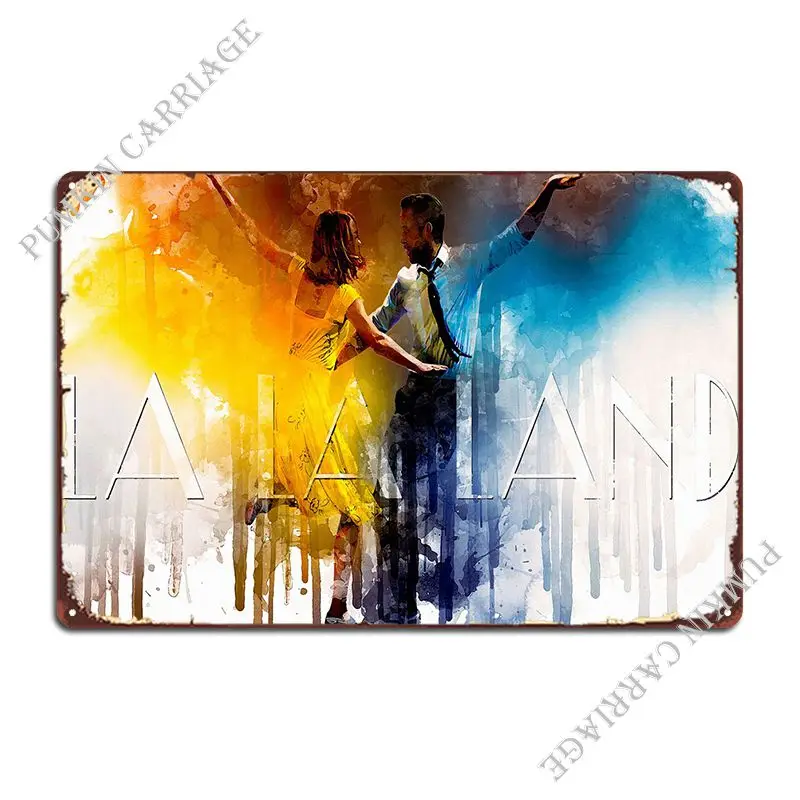 

Металлическая вывеска La Land, дизайн кухни, бара, пещера, клуба, жестяной плакат