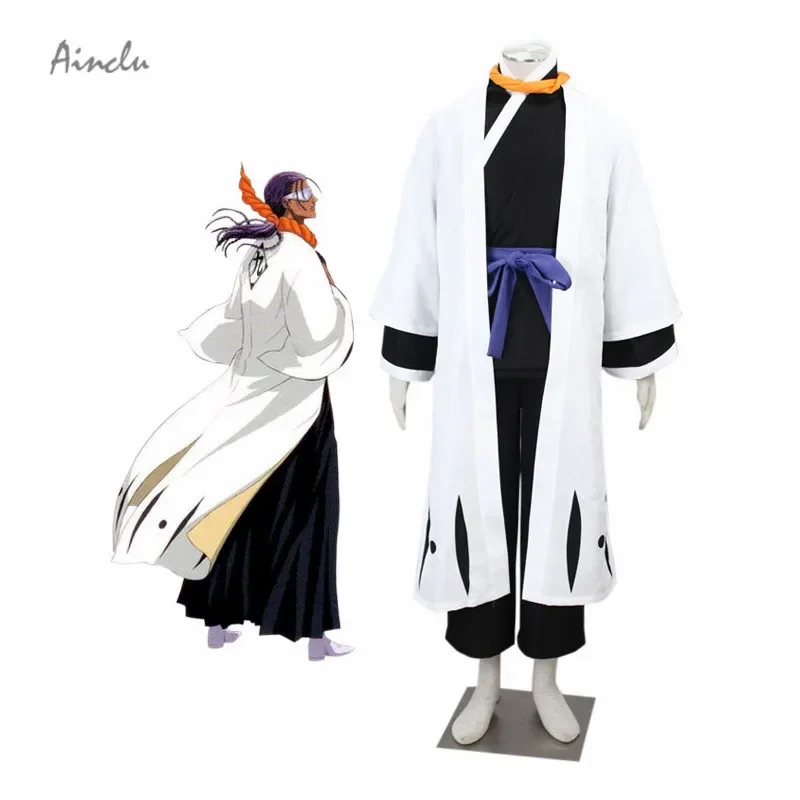 Ainclu Free Shipping To Over 100 Country Trendy Tousen Kaname Cool Bleach Cosplay Costume Any Size For Halloween Customize