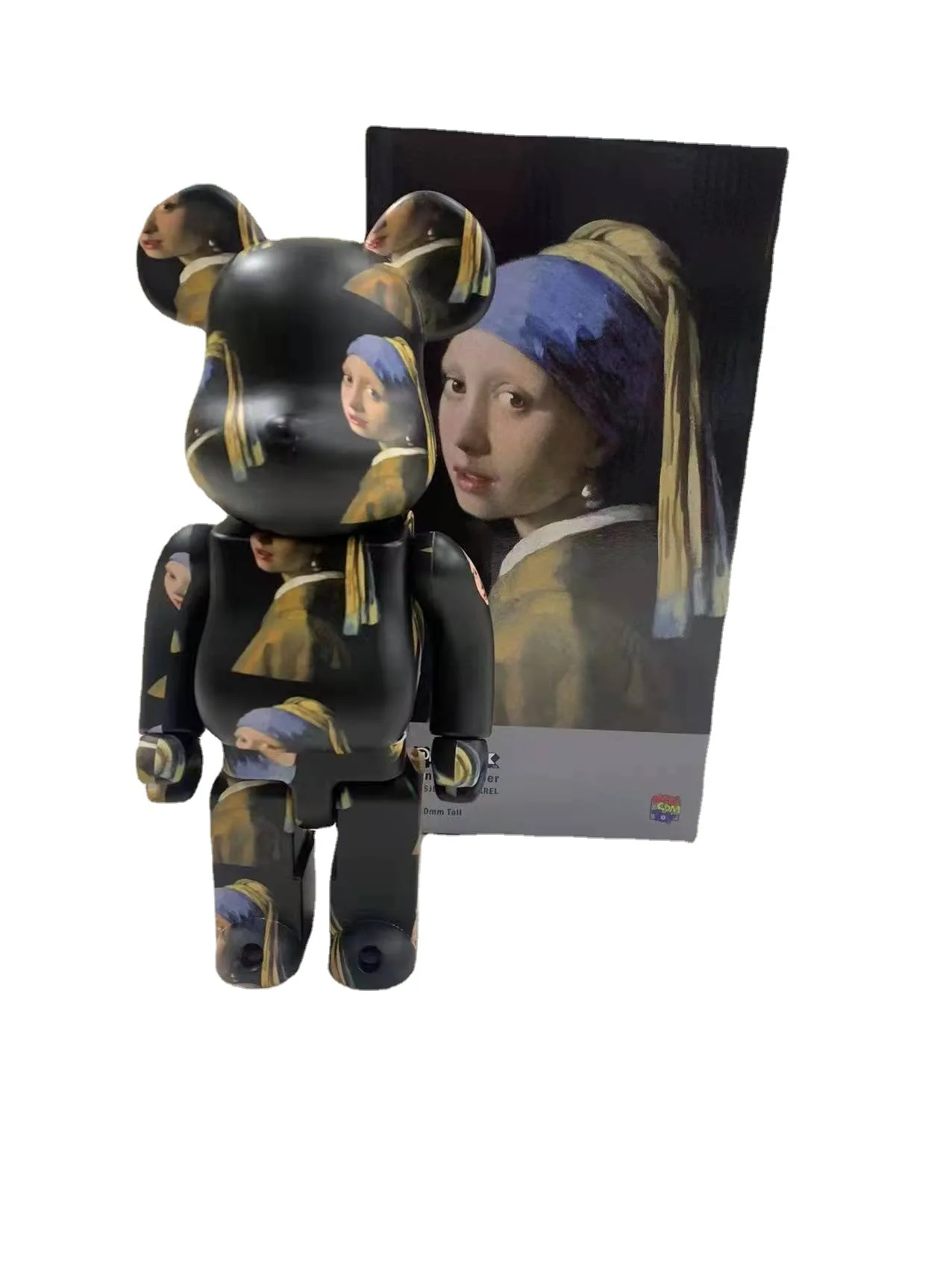 Bearbrick 28 см артист Вермеер жемчужная девушка экшн-фигурки блоки медведь куклы
