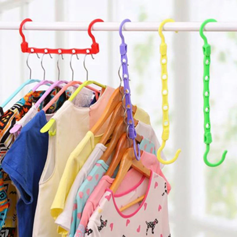 

Foldable Towel Socks Underwear Wardrobe Storage Shelf Multi-Functional Household Magic Hanging Clothes And Pants Hanger