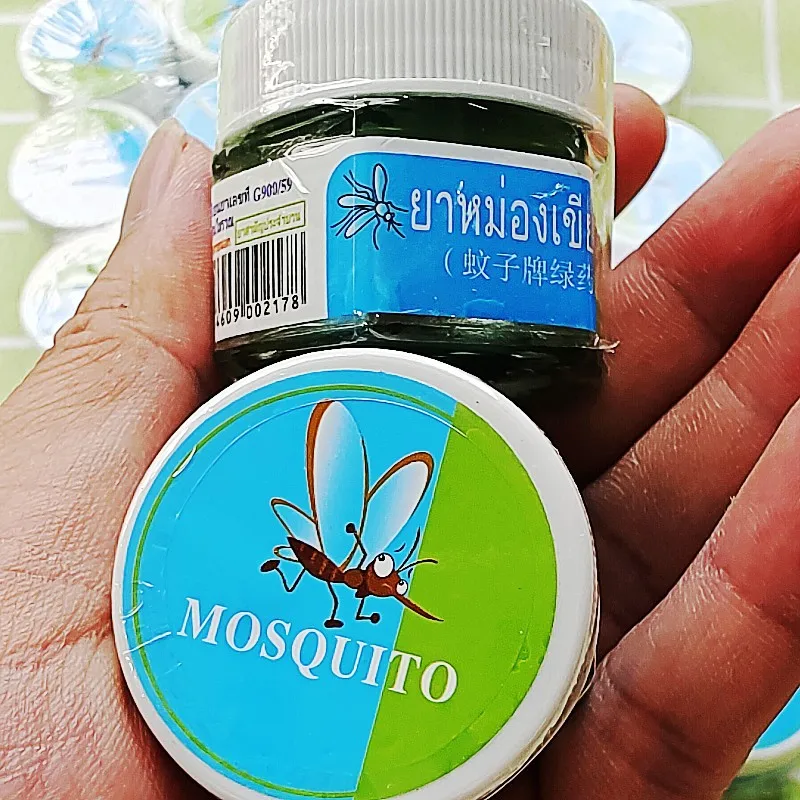 

Тайский Охлаждающий бальзам, мазь для защиты от комаров, травяное масло для укусов травы, Освежающий Зеленый бальзам против зуда, рельеф против зуда и мяты