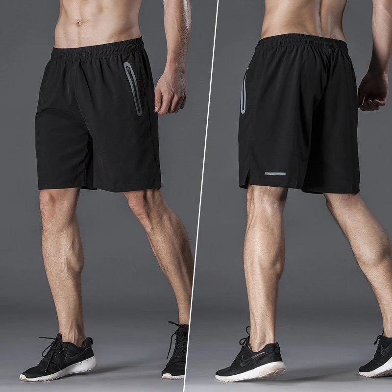 Шорты мужские спортивные однотонные на шнуровке