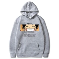 one piece harajuku hoodie unisex funny cartoon luffy sweatshirts ullzang japanese anime 90s graphic kawaii sweatshirt female
