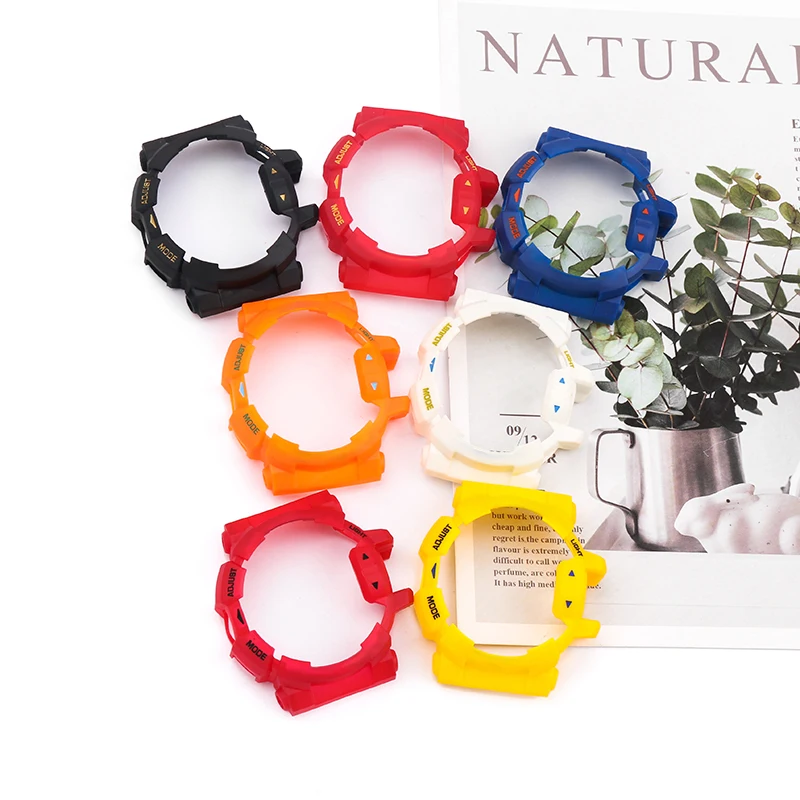 Resin watch case strap for CASIO G-SHOCK GA-400 GBA401 men's and women's strap watch accessories