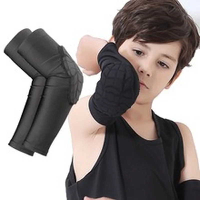 

1PC Elbow Volleyball Tennis Knee Elastic Pads Kids Sport For Joints Arm Running Elbow Elbow And For Brace For Sleeves Basketball