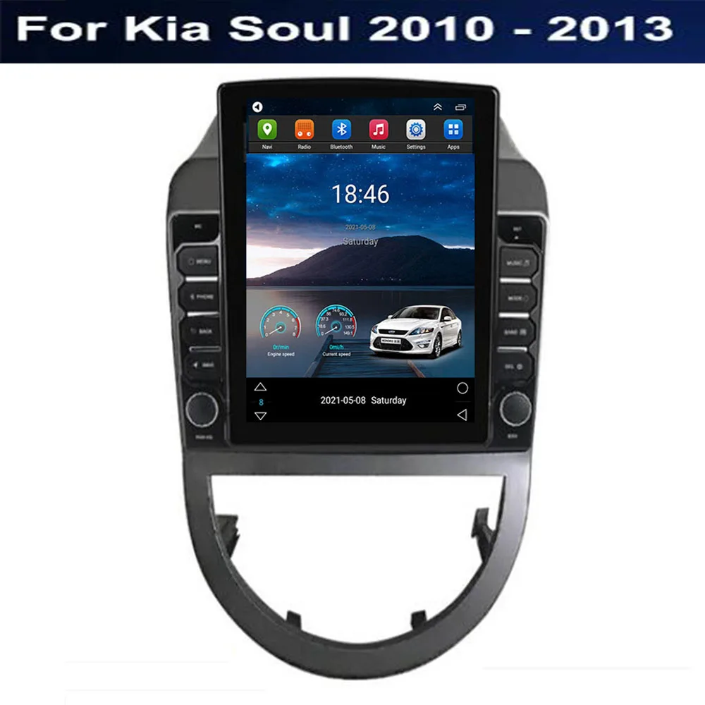 

5G LTE Android 12 For Kia Soul 2010 2011 2012 2013 Tesla type Multimedia Stereo Car DVD Player Navigation GPS Radio Camera