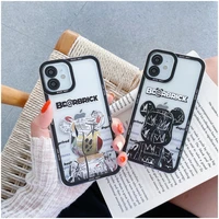 bandai ins creative robot bear clear angel eyes silicon phone case for iphone xr xs max 8 plus 11 12 13 mini 13 pro max case