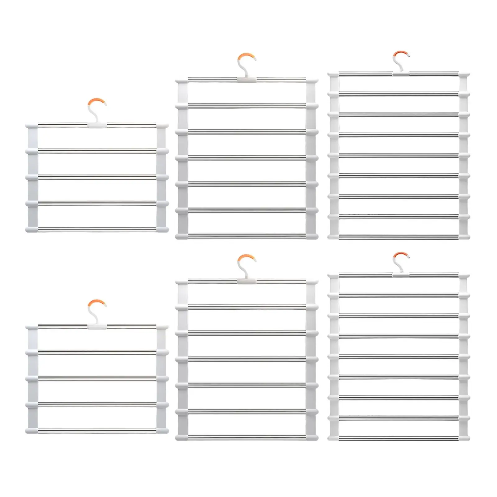 

Pants Trouser Hangers Closet Storage Organizer Sturdy Structure Space Saver