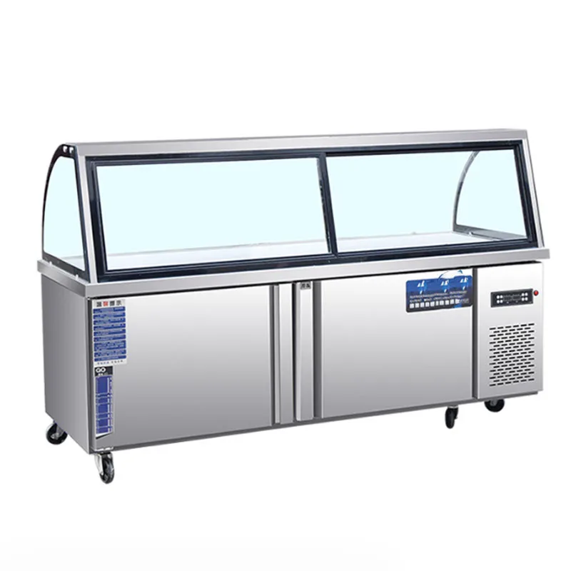 Коммерческий шкаф Deli для супермаркета Прямоугольный плоский хранения готовых