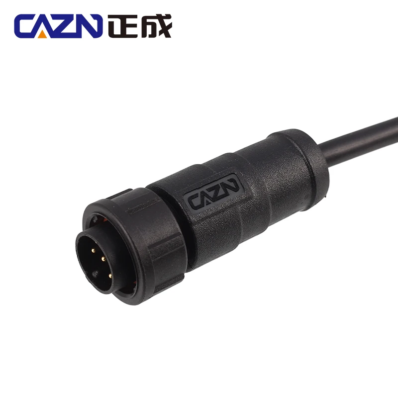 IP67 IP68 E10 прямой штекер, гнездовой перелитой штекер, штыковой Тип 2-12 контактов 5/8 дюйма-27UNS U.S. Стандартный винт PVC PUR, промышленный кабель