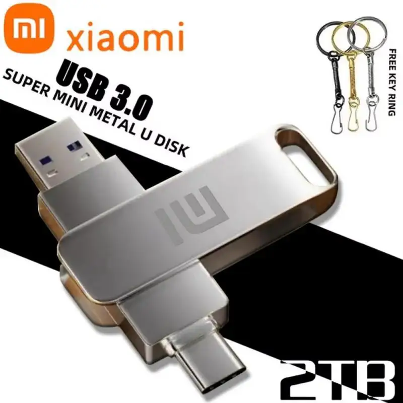 Xiaomi MIJIA 16 ТБ USB 3.0 флэш-накопитель Type-C U-диск высокоскоростной U портативный SSD 1 2 для