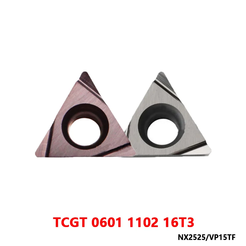 TCGT 110208 L Оригинальный 060102 060104 TCGT16T302 L-F AZ NX2525 VP15TF Твердосплавные вставки Токарные