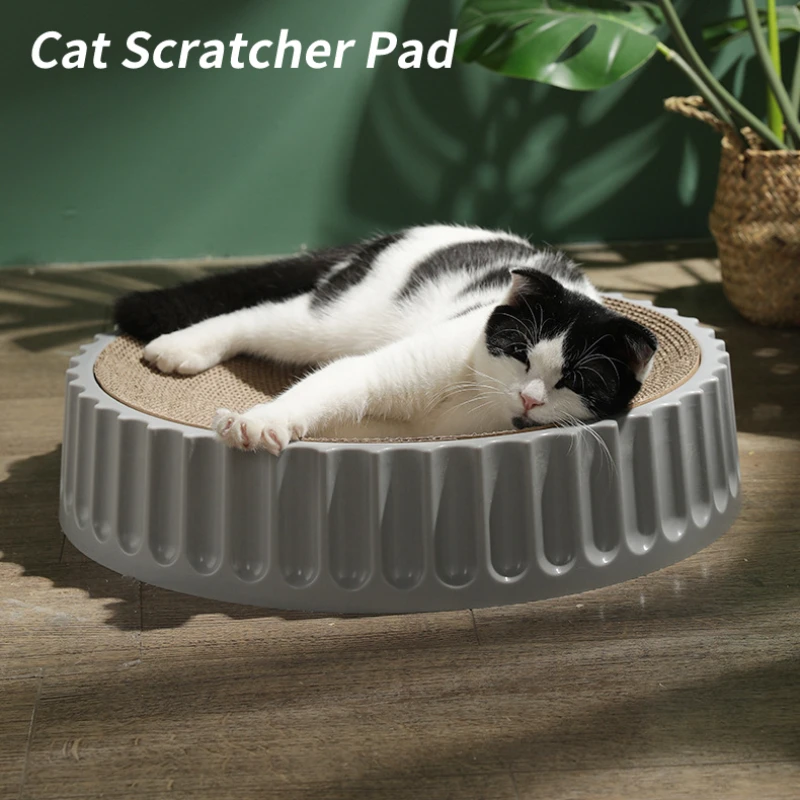 

Kitten Cats Bed Scrapers Pet Pad Corrugated Board Claws Scratching Supplies Cat Cat Furniture Paper Round Scratcher Grinding
