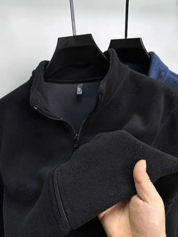 Мужской кардиган из искусственного меха