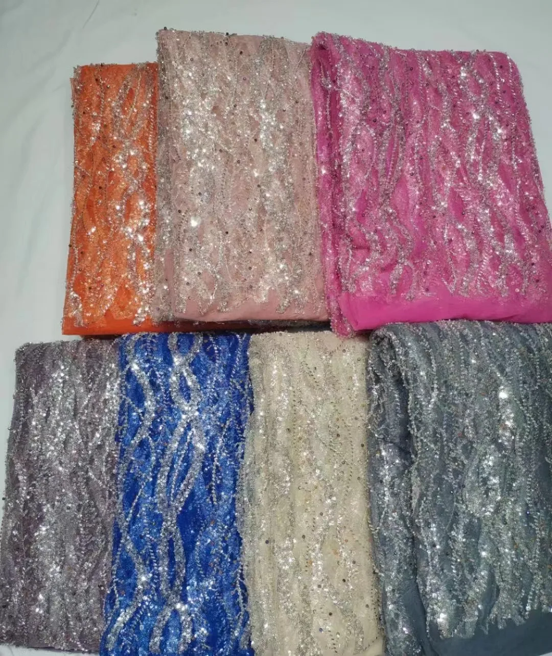 Африканская кружевная ткань 2024 высококачественные бусины Hamdmade свадебная