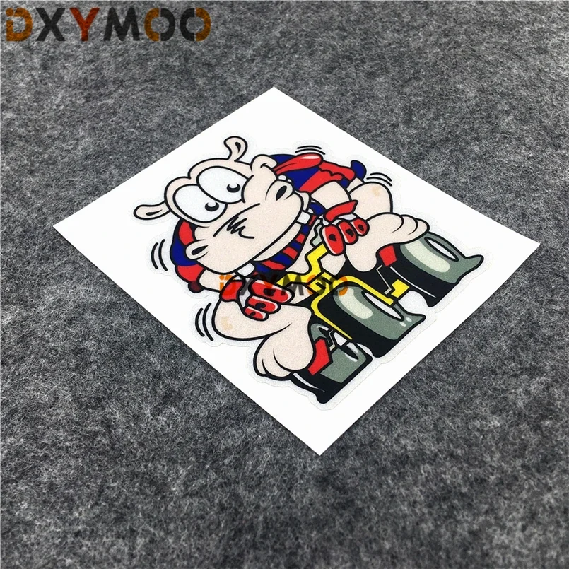 10x9 см автомобильный Стайлинг забавные светоотражающие наклейки на мотоцикл 3 м