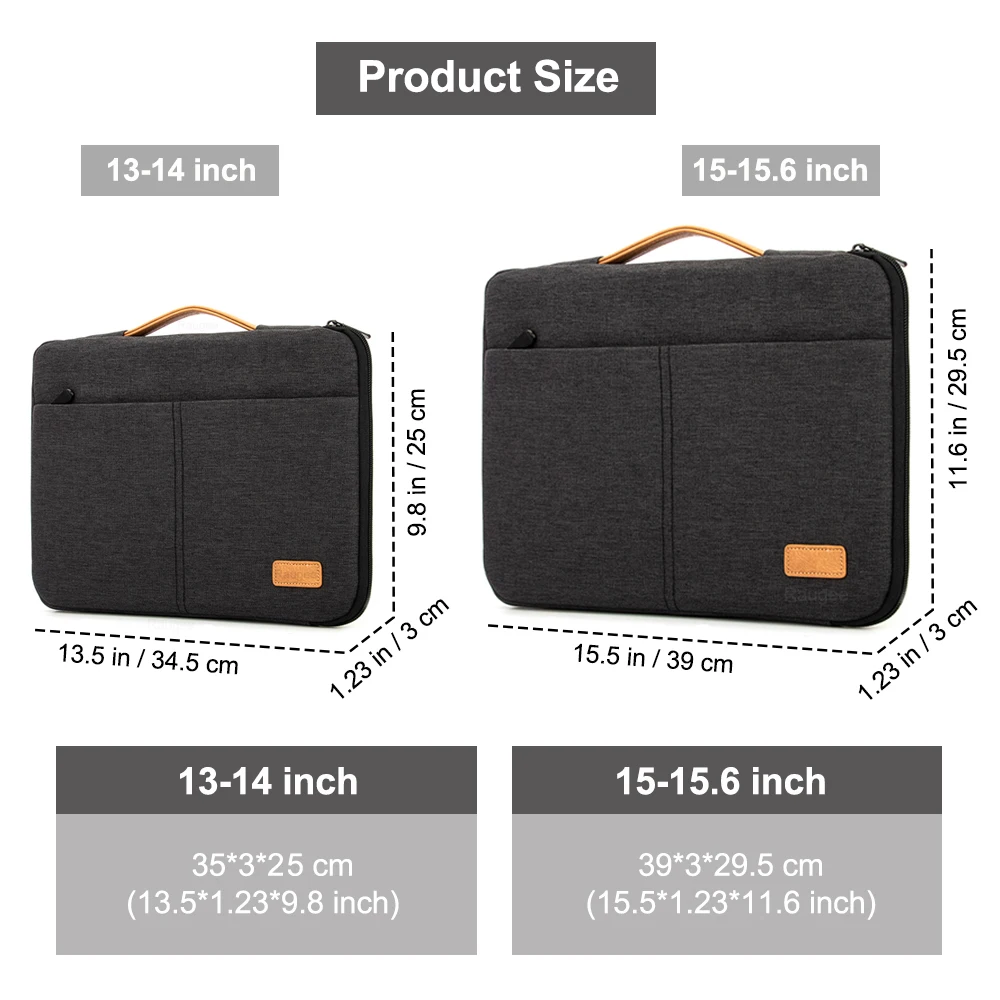 Фото Сумка для ноутбука Macbook Air 13, Huawei Xiaomi Dell Lenovo hp 14 15, 15,6 дюймов, портативная сумка для ноутбука, сумка для ноутбука №2