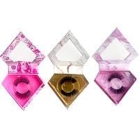 3d chemical fiber series natural and lasting hot selling false eyelashes make up can be customized wholesale new diamond box set