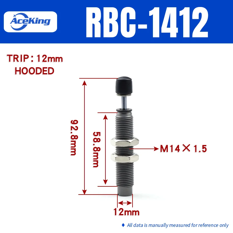 

Гидравлический Буфер давления масла RB/RBC 0604 0806 1006 1007 1412 1411 2015 2725, бампер цилиндра, амортизатор, ленточный буфер