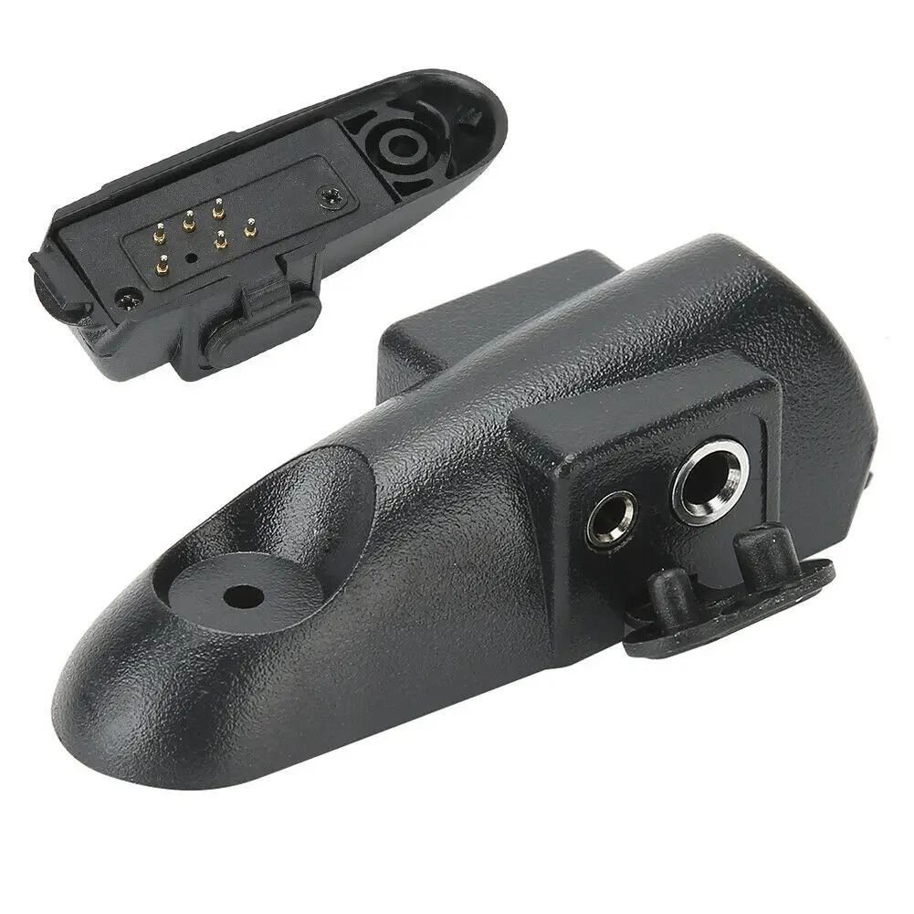 

Durable Walkie Talkie Headset 3.5mm 2.5mm Black Audio Adapter Plugs For BF-9700 BF-A58 BF-UV9R Black