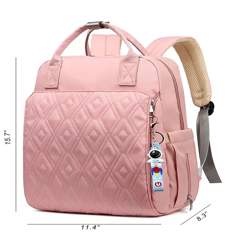 Diaper Bag Backpacks,Waterproof Large Capacity Baby Nappy Bag for Boys Girls,Unisex Baby Travel Portable Baby Changing Bag for M