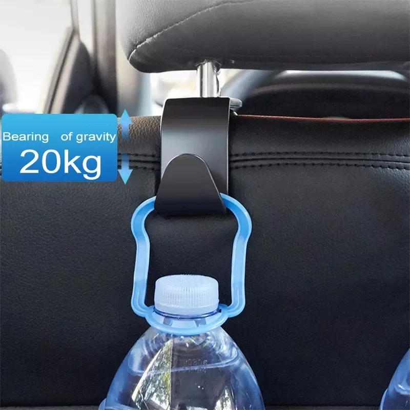 

Car Seat Back Double-Sided Adhesive Sucker Wall Storage Hooks 180 Degree Swivel Car Seat Back Hook