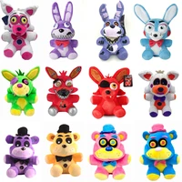 fnaf plush toys kawaii freddys animal foxy bonnie bear ribbit stuffed peluches pulpos plush toys in stock %e2%80%8bbirthday gift 18cm