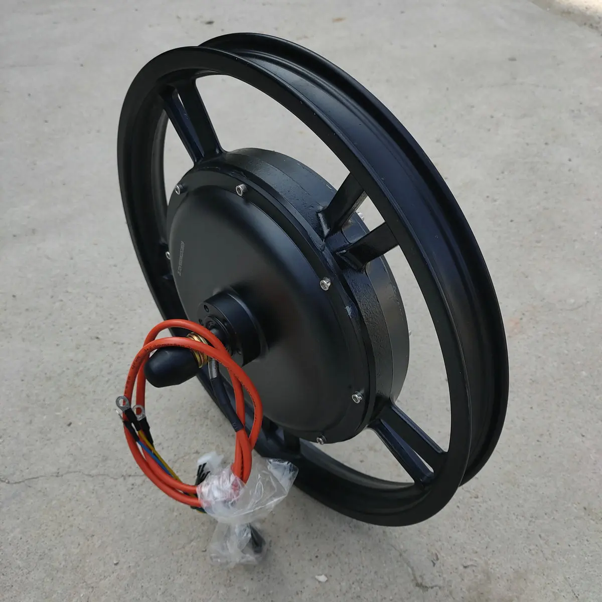 18-дюймовый двигатель BLDC 48V60V72V1000W с колесным дисковым тормозом 6 отверстий