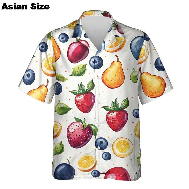 Мужские рубашки Aloha с 3D принтом