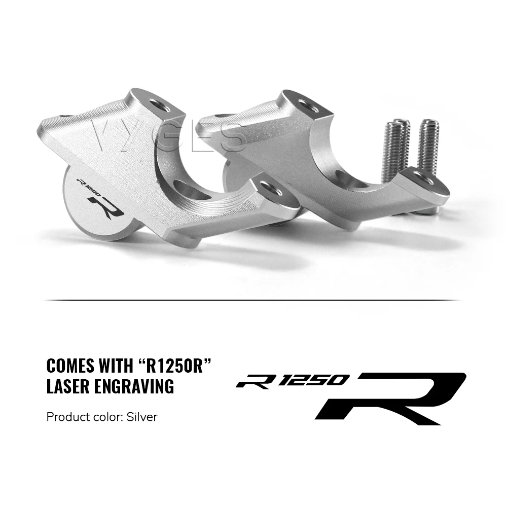 

Для BMW R1200R R 1200R 2015-2019 R1250R R 1250 R 2019-адаптер для удлинения руля мотоцикла, зажим для руля