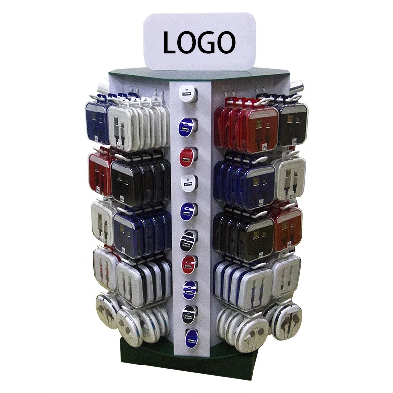 Hot Selling Recyclable Material Favourable Price Acrylic Mobile Phone Charger Display Rack Stand