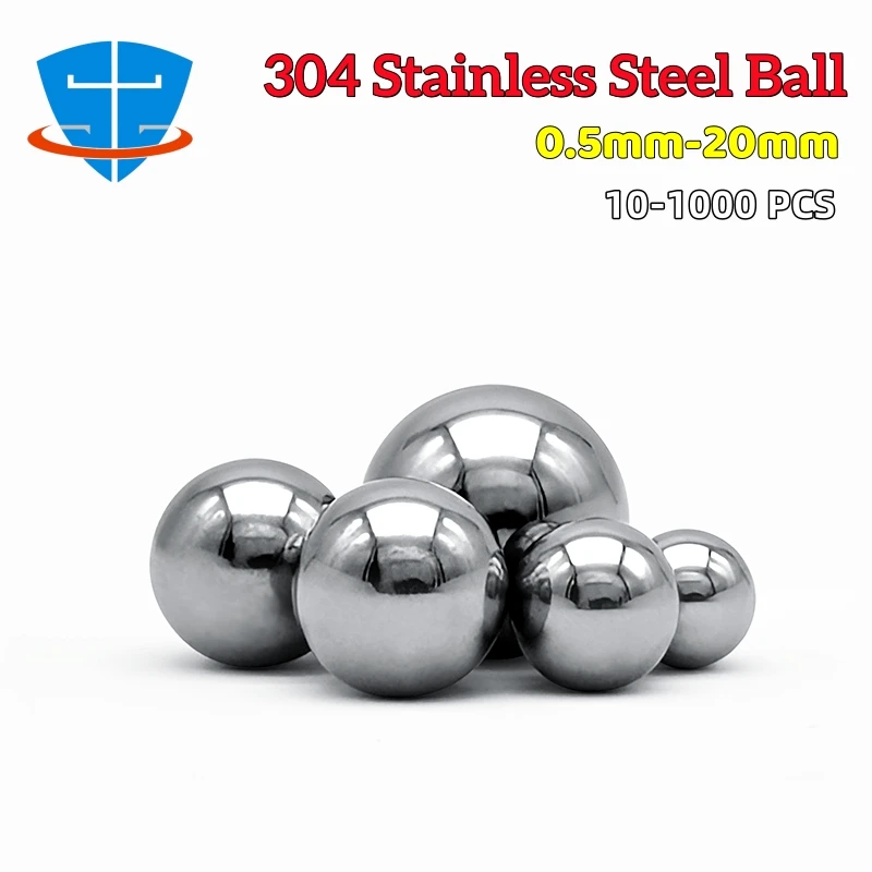 10/100/500/1000 шт. шарики из нержавеющей стали 304 несколько размеров 0 5/0 7/0 8/0 9/1 мм-20 мм