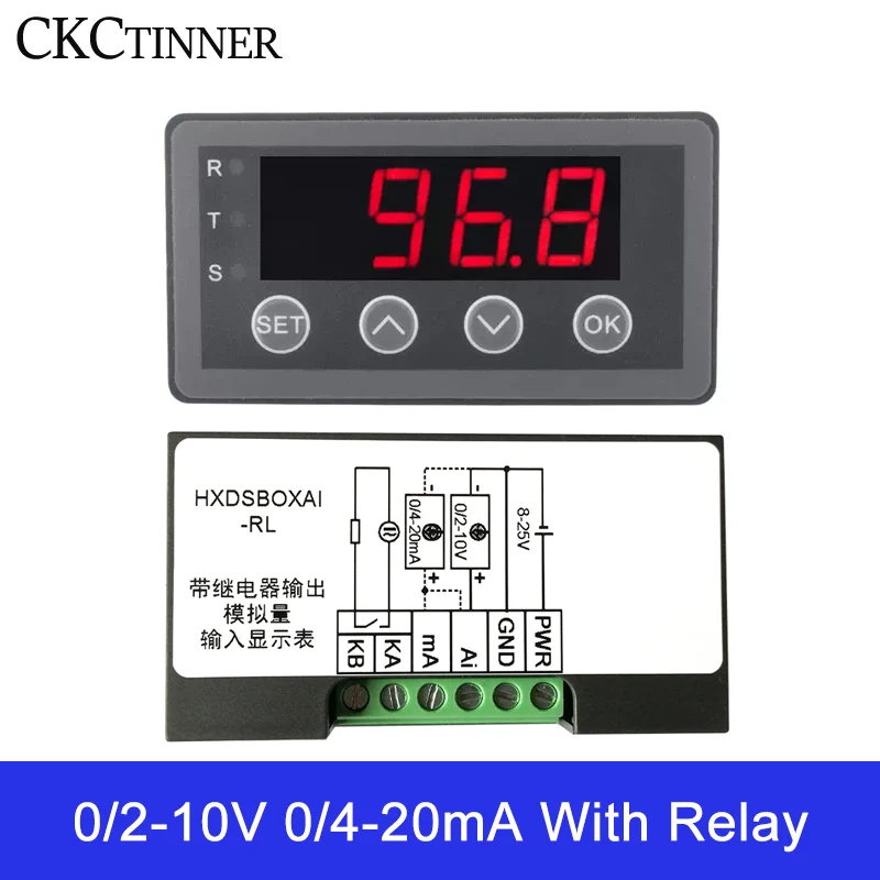 

Аналоговый измеритель напряжения CKCTINNER HXDSBOXAI-NR/485/RL