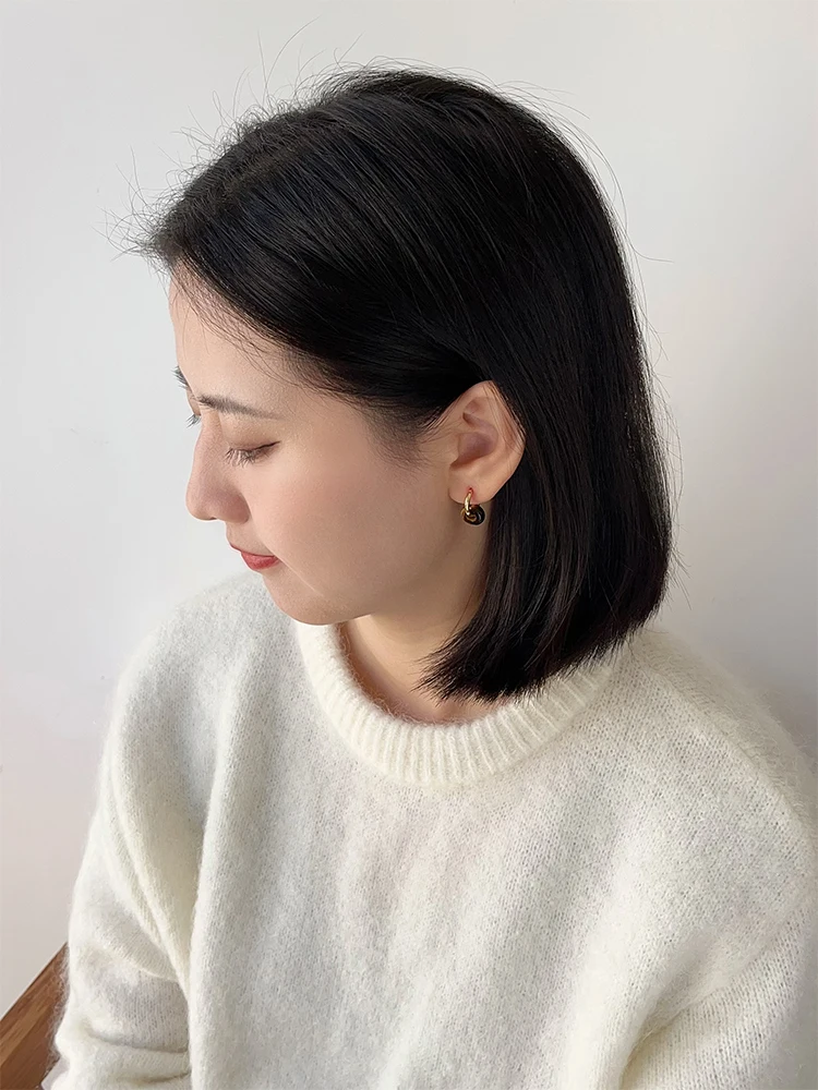 Ops осень и зима элегантный Maillard простые продвинутые натуральные тигровый глаз