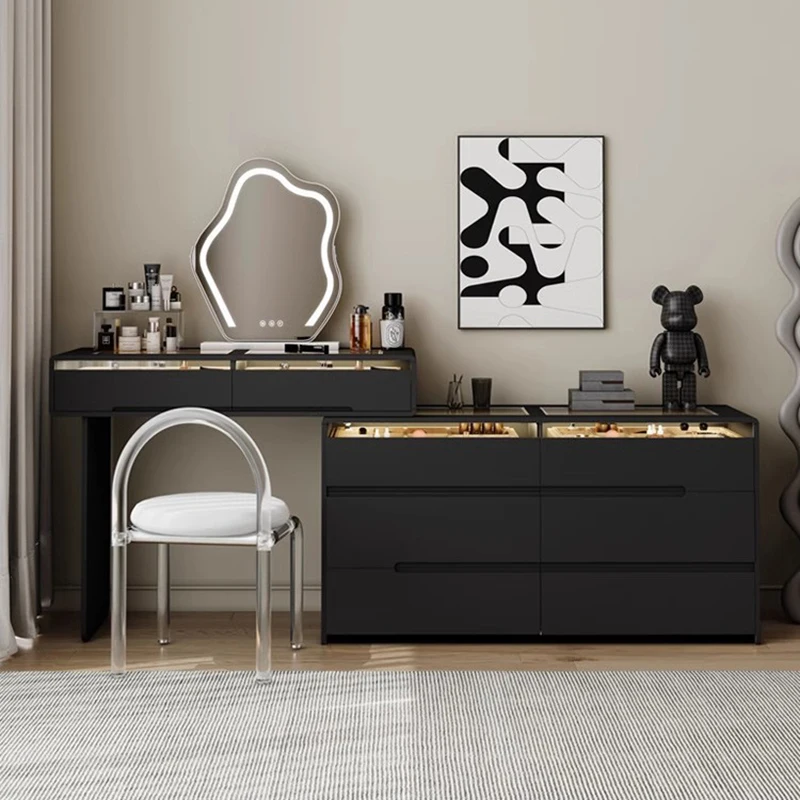 

Vanity Modern Dressers Storage Bedroom Luxury Console Dressers Living Room Nordic Multifunction Mueble Dormitorio Room Decor