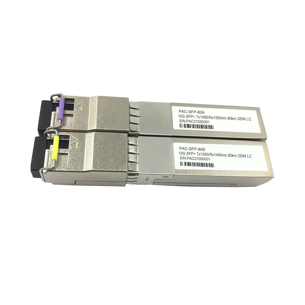 PACBTECH PBTSFP+-LRA/B ERA/B 60A/B 10G SFP+ BiDi ВОЛС модуль 10-100 км LC 1270/1330nm