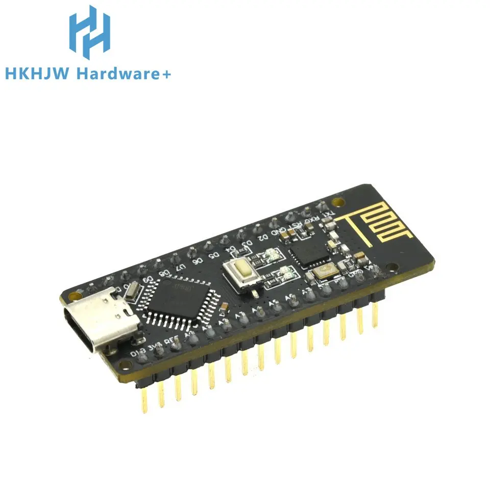 RF-Nano для Arduino Nano V3.0 Micro USB плата ATmega328P QFN32 5 в 16 м CH340 интегрированная NRF24L01 + 2 4G
