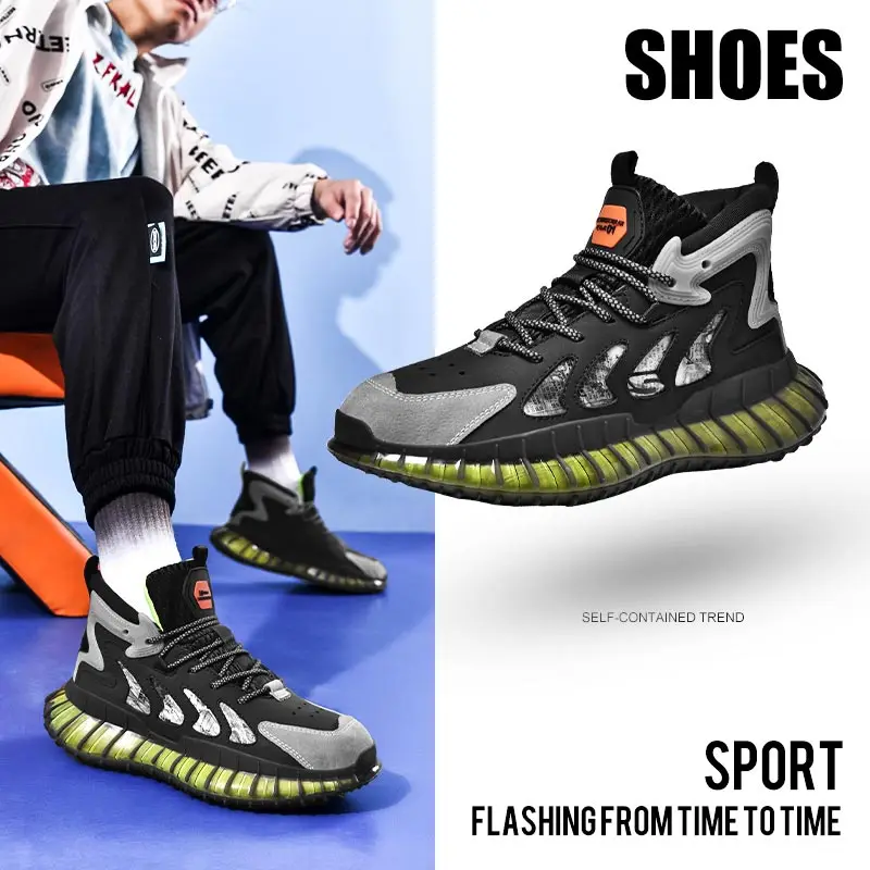 

Высокие мужские кроссовки для скейтборда, тренировок в тренажерном зале, высокие кроссовки, Шарпа, низкий каблук, спортивная обувь для бега,...