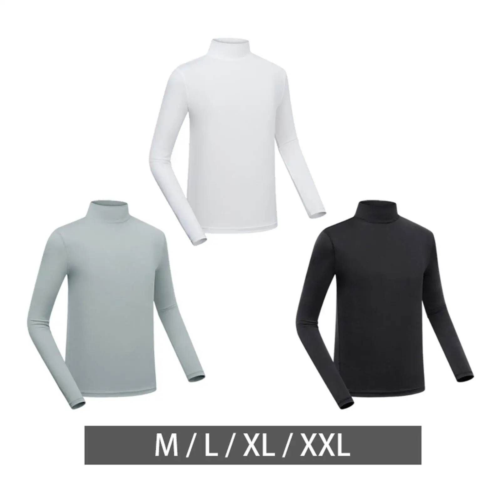 

Sunscreen Tops Elastic Clothing Comfortable Sun Protection Clothes Golf Men Ice Silk Shirt for Fitness Running Cycling Golfing