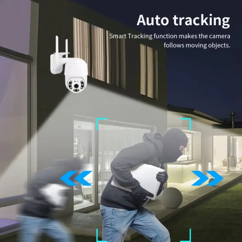 

Motion Detection 2mp Wifi Surveillance Camera Wireless Camera 1080p Night Audio Closed-circuit Television Webcam