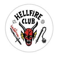 hellfire club stranger eddie munson things pin custom funny brooches shirt lapel bag cute badge for lover girl friends teacher