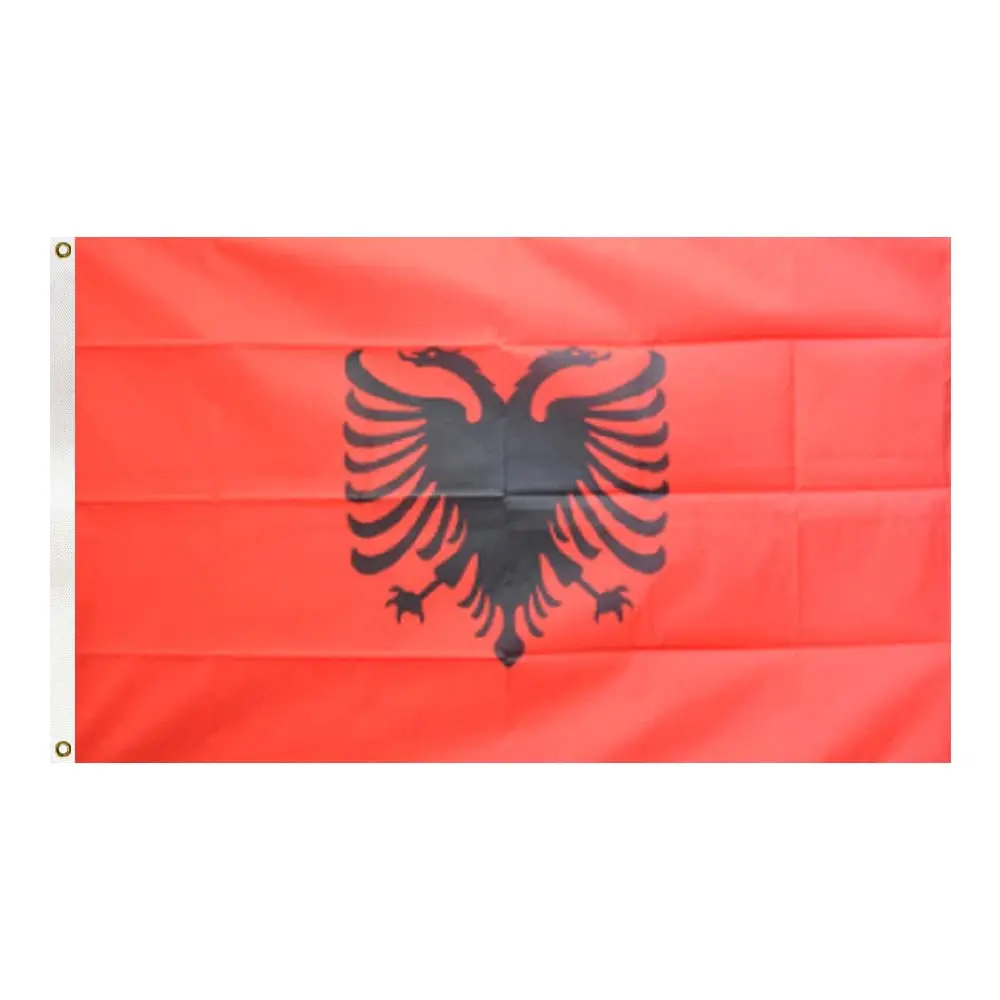 Флаг Албании 90x150 см флаг страны двуглавый Орлан наружный внутренний флагах из