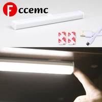 car cabinet light kitchen led night induction light dimming usb rechargeable lamp with motion sensor wardrobe bedroom closet