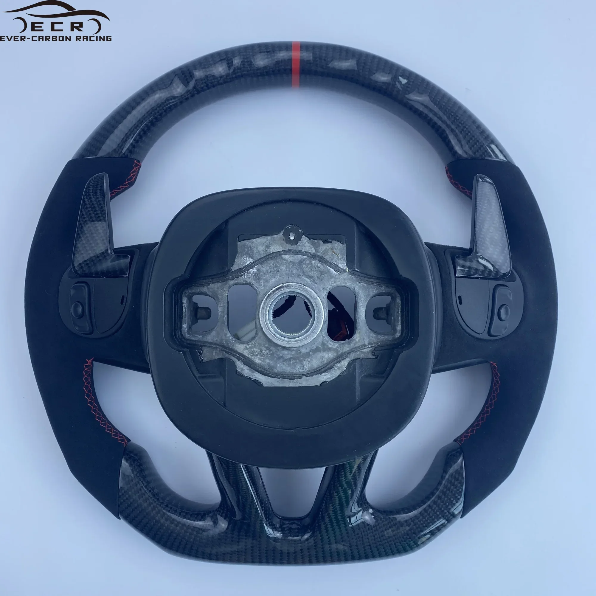 Ever-Carbon Racing ECR Hotsell Рулевое колесо из углеродного волокна для Dodge Challenger автомобиля
