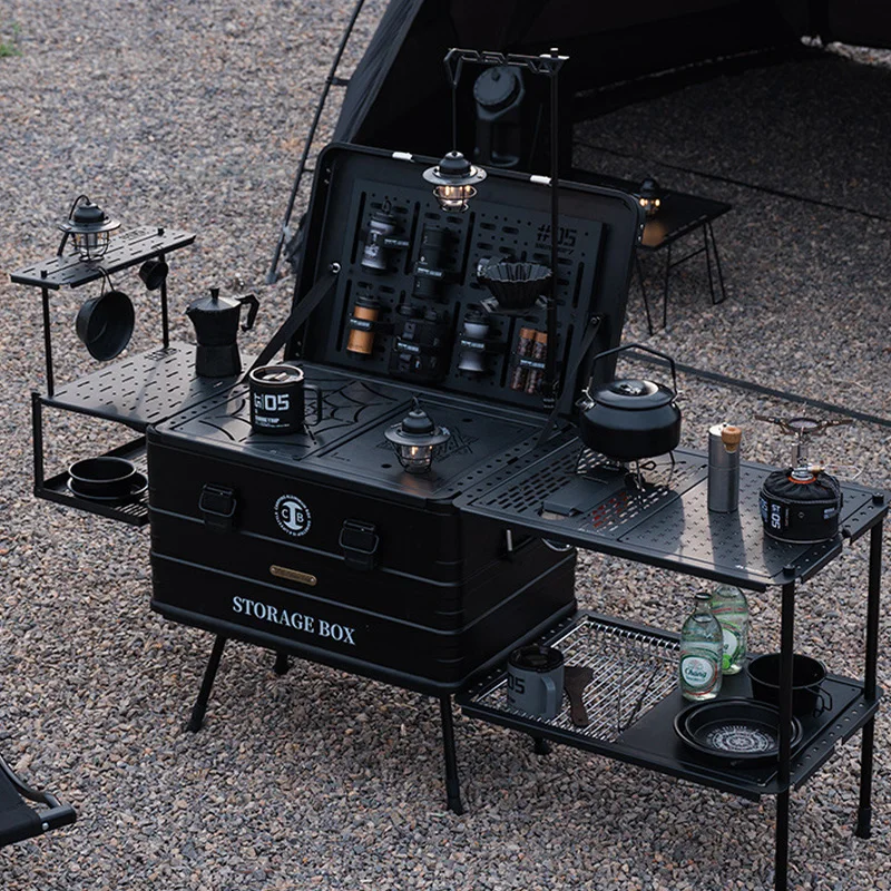 ShineTrip Coffee Case Outdoor Camping IGT Aluminum Lightweight Modular Combination Picnic Multifunctional Expansion Module