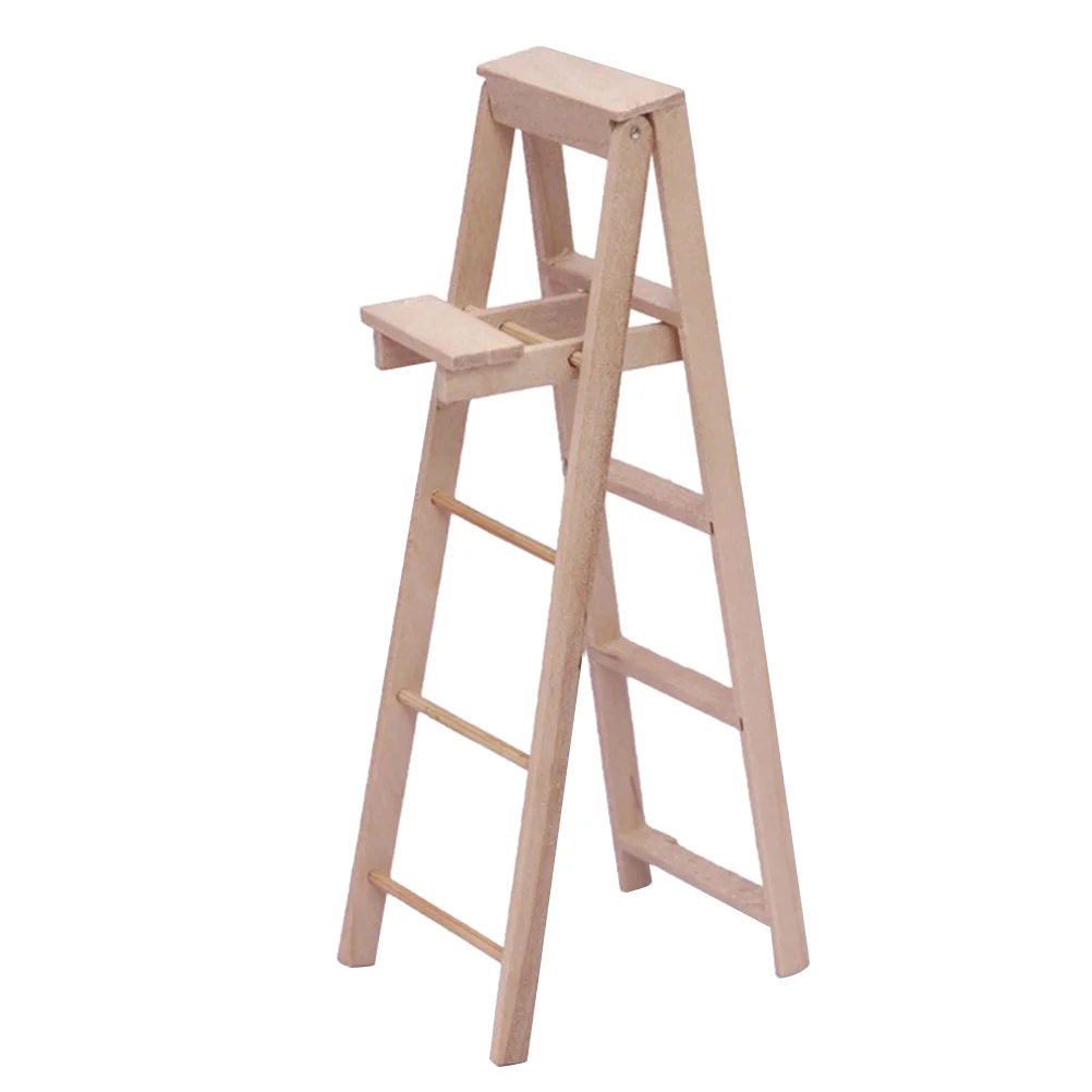 

Simulation Ladder Mini Garden Ladders Decorative Model Miniatures House Ornament Accessories Desktop