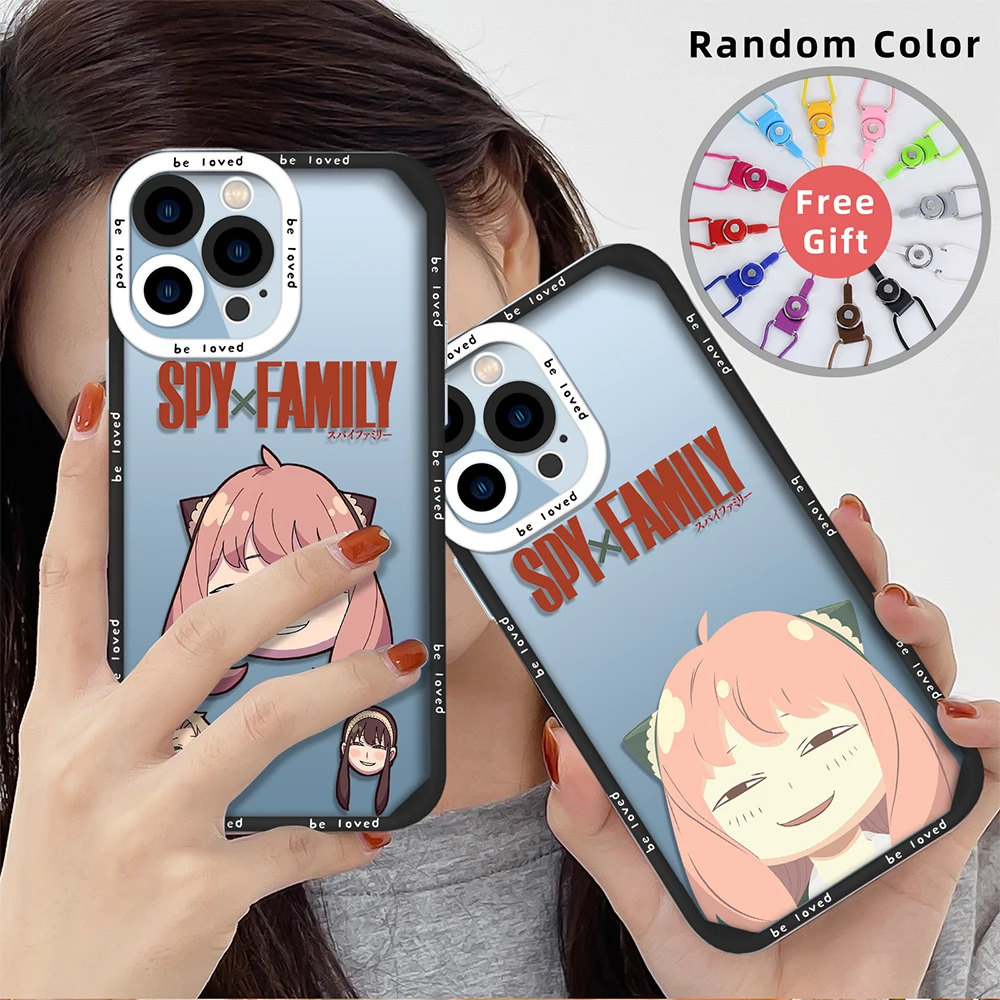 

Anime SPY×FAMILY Soft TPU Phone Case for iPhone 13 14 11 12 Pro Max Mini XS XR X 7 8 Plus Shockproof Back Cover for iPhone14pro