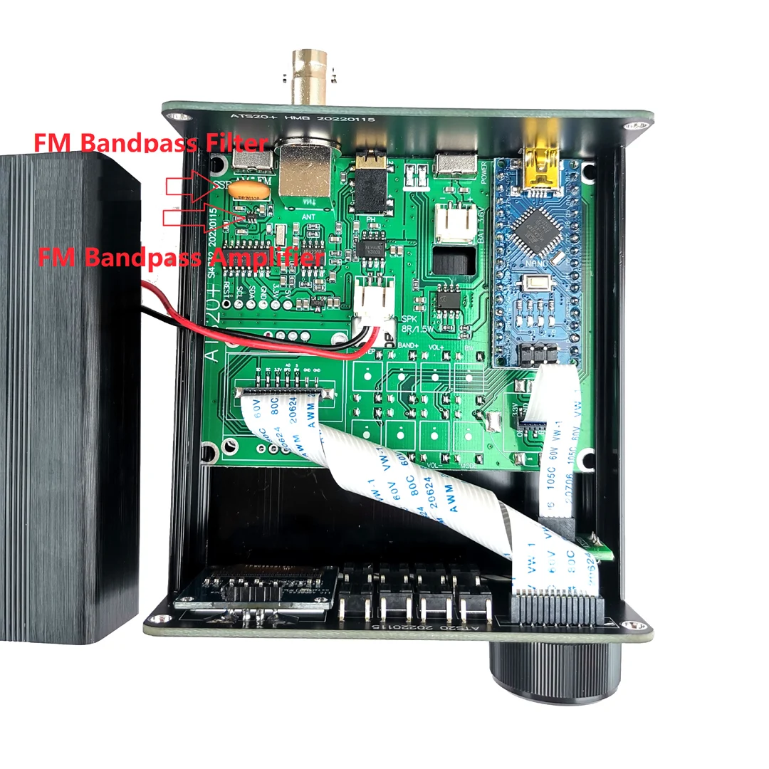 Оригинальная модель ATS-20 PLUS SI4732 все диапазоны радио FM AM (MW и SW) SSB (LSB USB) + антенна